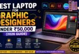 Best Laptop for Graphic Designers Under ₹50,000 (2026 Guide)