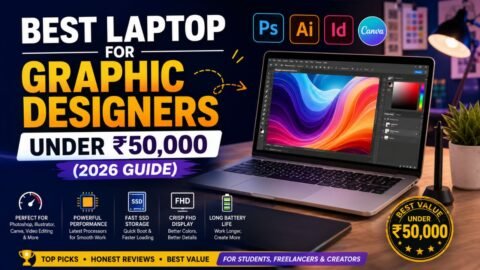 Best Laptop for Graphic Designers Under ₹50,000 (2026 Guide)